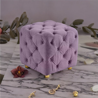 Hielke Velvet Ottoman