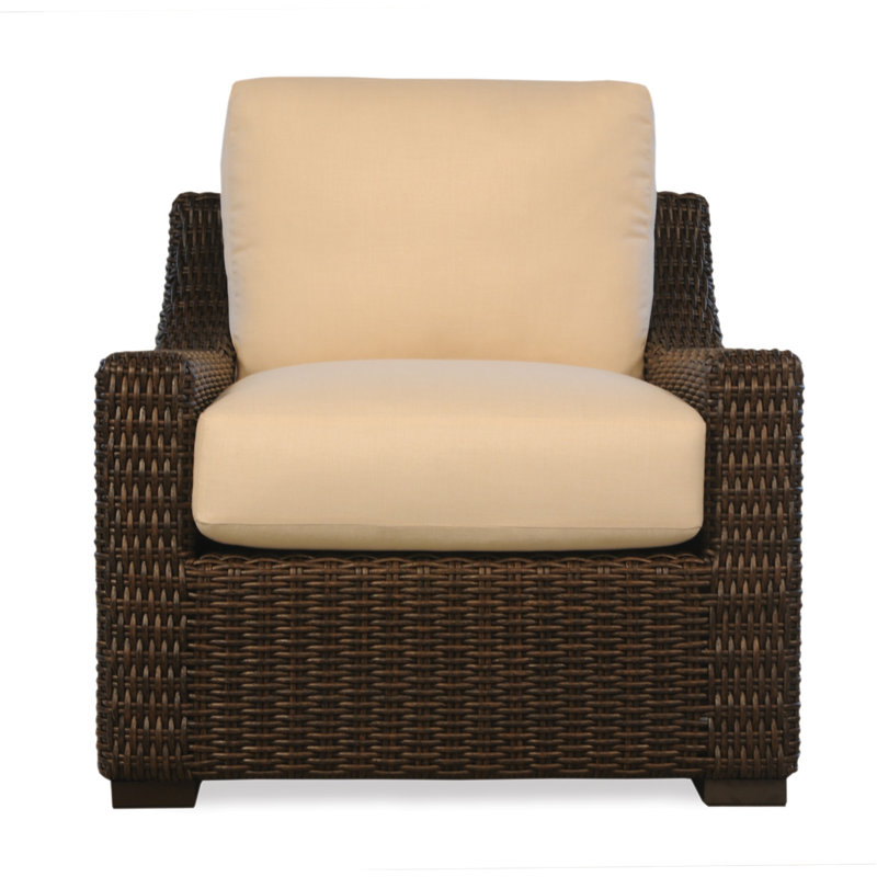 Mesa Outdoor Lounge Chair, Demo Cornsilk