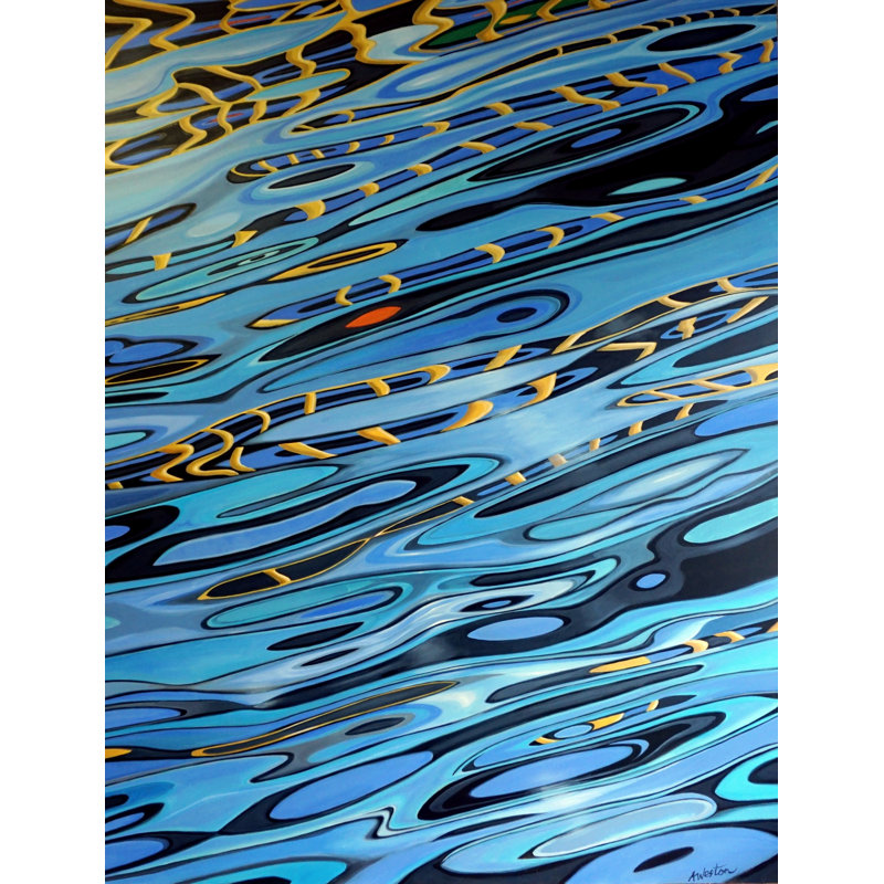 "Water Park Reflections Thailande" par Alan Weston - cadre photo