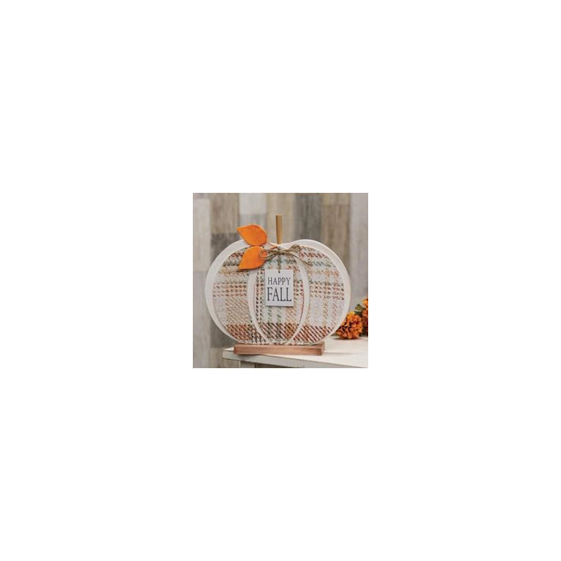 Citrouille en bois Happy Fall