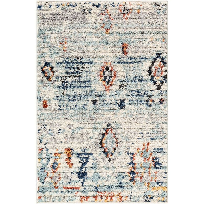 Tapis multicolore Victorville, Rectangle 2 pi 2 po x 3 pi