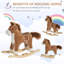 Colusa Kids Plush Rocking Horse w/Sound Ride On Toy Gift 3-6 Years-1310284477