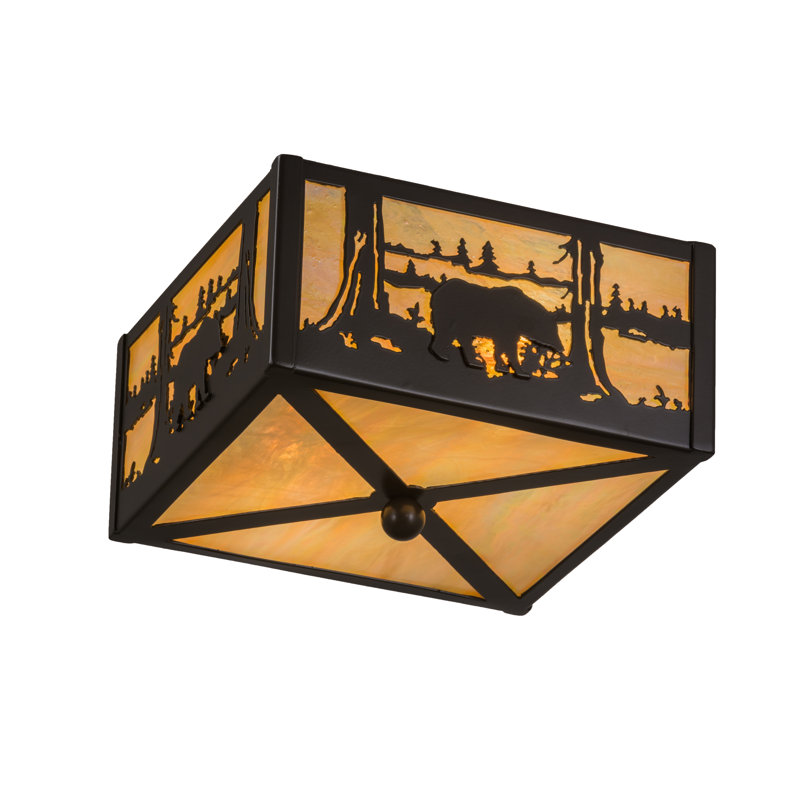 Rustic Lodge 2 - Light Flush Mount