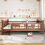 Grand lit en bois L 83,4 po x l 62,9 po x H 27,5 po-130902880