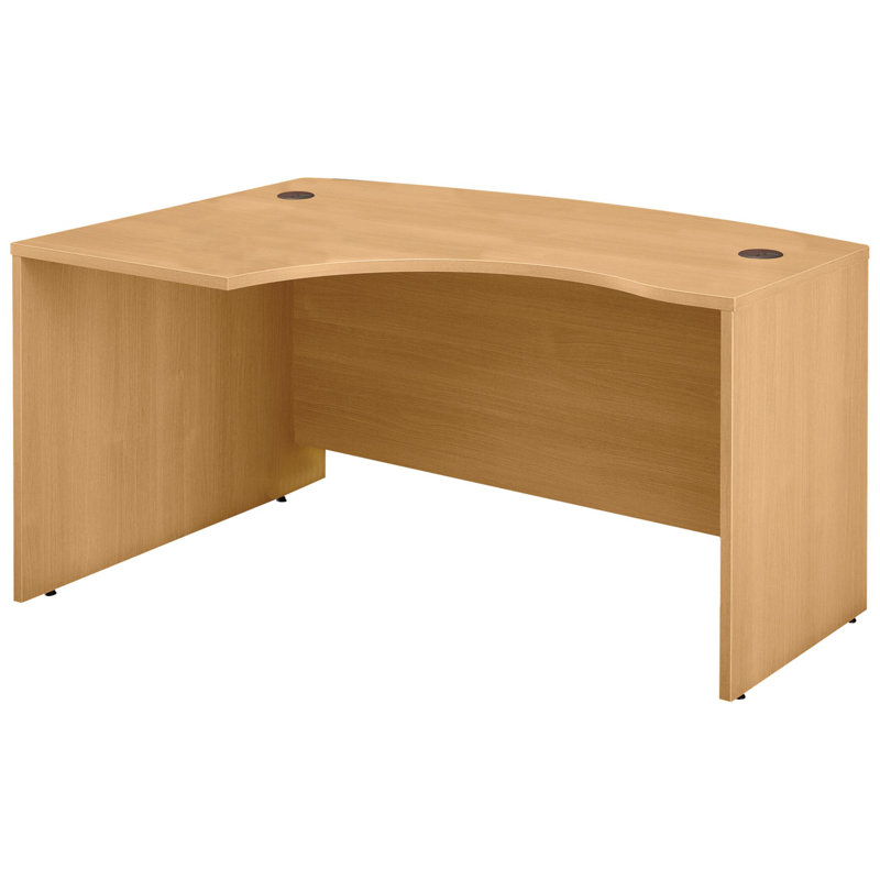 Structure de bureau en coin Series C, Chêne danois / sauge, Gauche