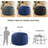 Memory Foam Filled Bean Bag Chair with Soft Removeable Cover-136237016-136237017
