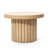 Table basse ronde en bois naturel Crystopher