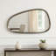 Miroir mural décoratif avec cadre en métal texturé Nikolas Asymmetric-1884150782-1884150674