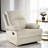 Rocking Chair Recliner Chair, Ergonomic Upholstered Fabric Rocking Armchair For Nursery, Modern Single Sofa Chair With Thick Backrest For Living Room
