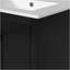 Meuble-lavabo de 24 pouces avec lavabo encastré intégré et armoire de rangement avec 2 portes et 1 tiroir. Comprend une tablette de porte à double couche, une conception à fermeture douce et des solutions de rangement polyvalentes-999495423