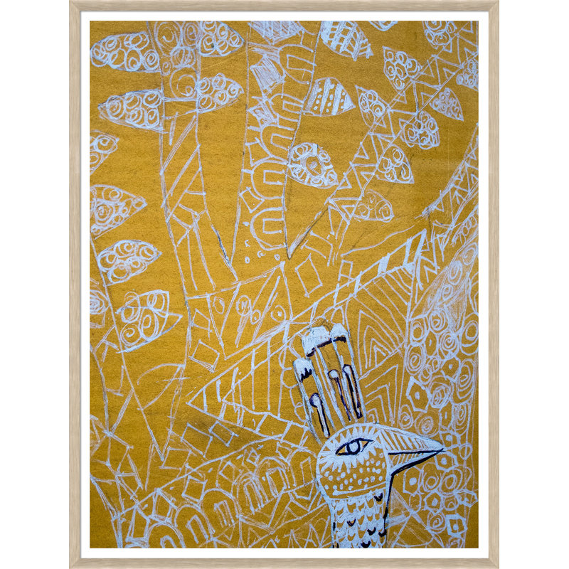 The Curious Peacock Print