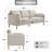 84'' Square Arm Upholstered Standard Sofa-1742667607