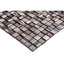 Modern Cappuccino 12" X 12" Glass Mosaic Wall Tile-63332415