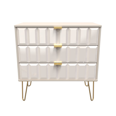 Allem 77 cm W Chest of 3 Drawers