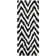 Delane Handmade Shag Black/White Area Rug