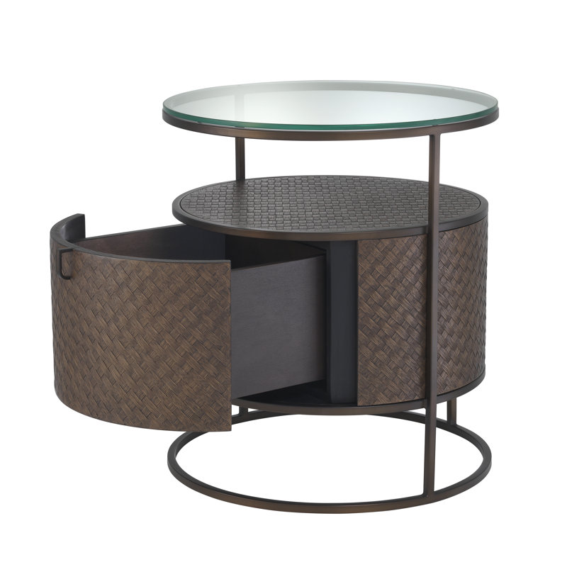 Napa Valley Glass End Table