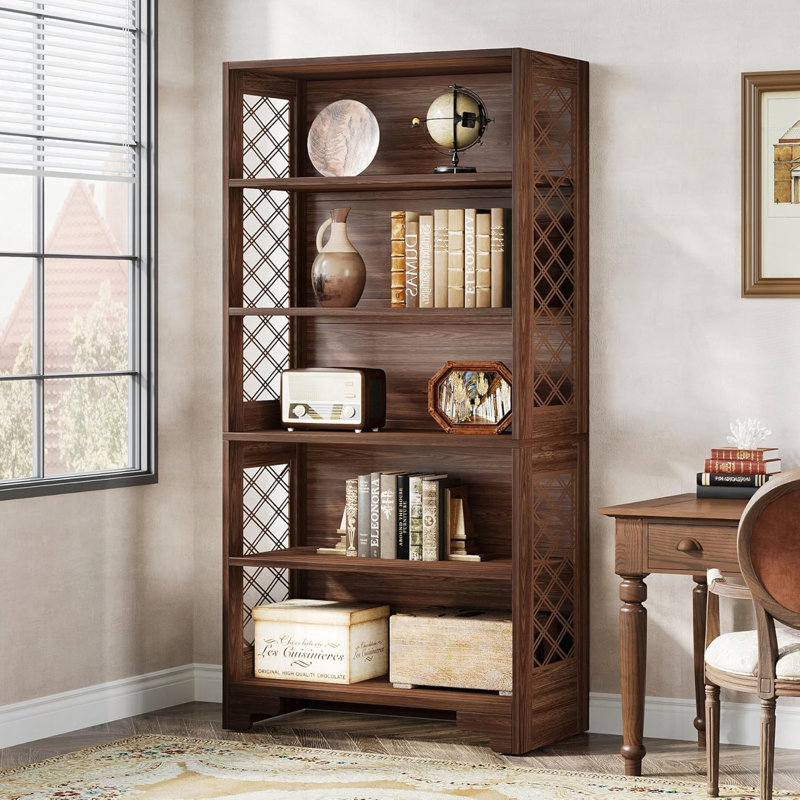 Organisateur de rangement élégant à six niveaux Mid-Century