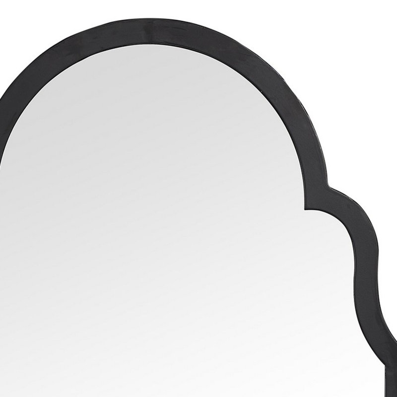 Miroir d'appoint Agastya, Noir