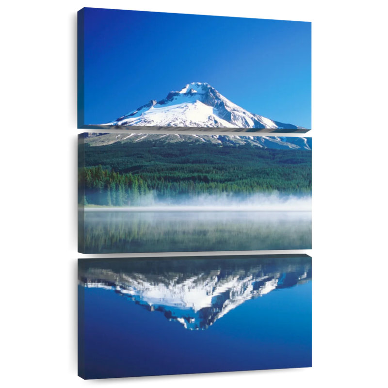Alvord, Mont Hood dans le lac Trillium, H 32 po x l 20 po