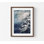 Impression de photographie océanique: vagues bleues abstraites