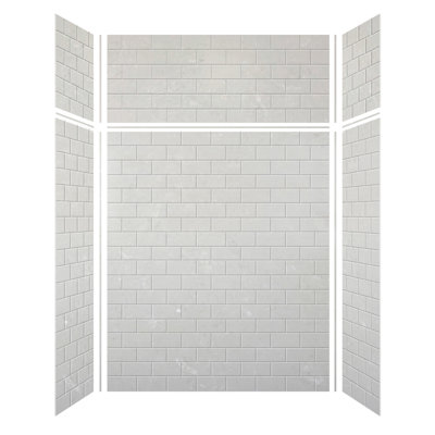 Ensemble de mur de douche durable