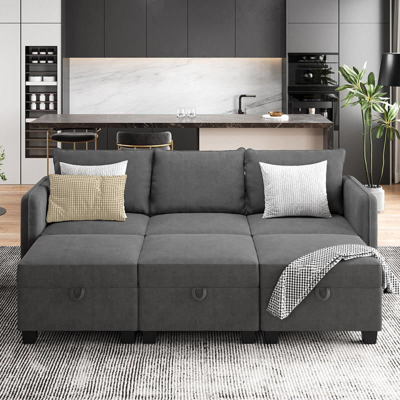 Upholstered 85.43'' Sofa