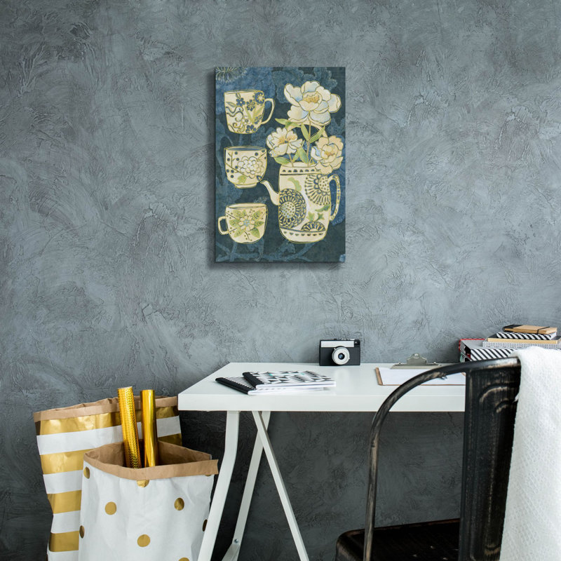 «Oolong Collection B» par Chariklia Zarris, art mural sur toile, H 18 po x l 12 po x P 0,75 po