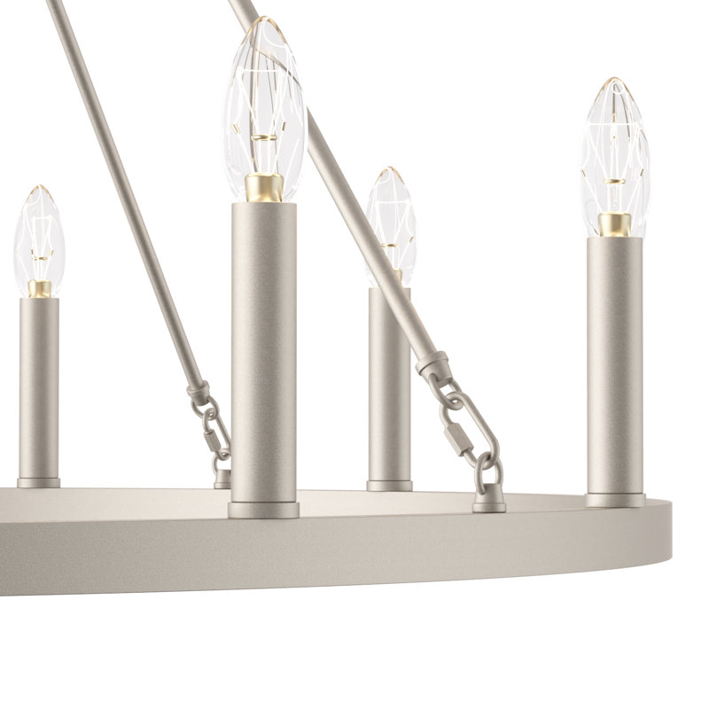 Madalyn 12-Light Chandelier, Argent antique