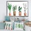 Duo de plantes en pot - Peinture sur toile-59281801-59281807