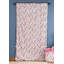 Indian Floral Flower Design Pale Whit Cotton Block Print Curtain Panel