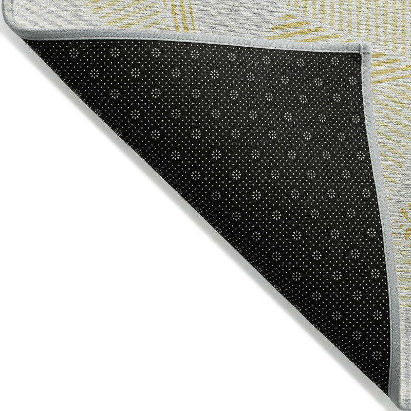 Tapis d'intérieur / extérieur en polyester tissé à la machine Itzayana, Rectangle de 10 pi x 14 pi