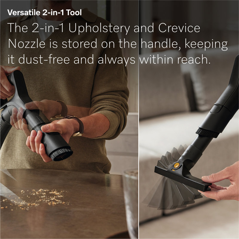 Miele Guard L1 AllFloor Bagged Canister Vacuum Cleaner with AirClean Plus Filter, AllTeQ Universal Floorhead, and AllFloor Floorbrush, LED Display Panel, in Obsidian Black/Rose Gold