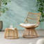 CHAIR & SIDE TABLE