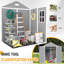 Pavillon de rangement en résine 6 * 5Ft de Campcraft