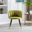 Fauteuil demi-tonneau en velours 22,04 po Taniece-14179212