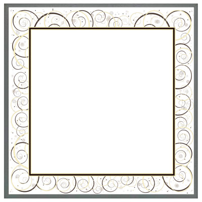 Sonali Swirling Frame 1 Piece Single Picture Frame Wall Art