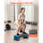 Aerobic Exercise Step Platform Height Adjustable Workout Stepper 4 Riser Blue-124869356