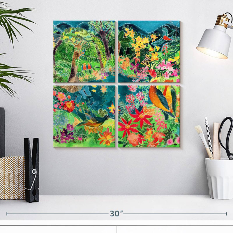 Jungle des Caraïbes d'Alvord, H 18 po x l 18 po