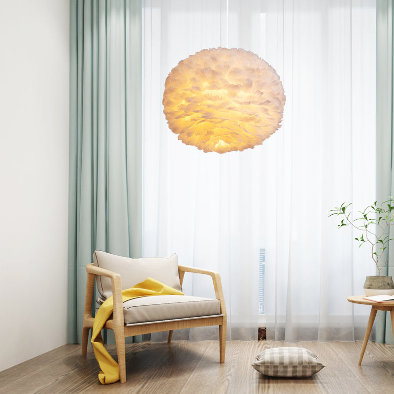 Berlanga 1 - Light Sphere Cylinder Pendant, 40cm H x 40cm W x 40cm D