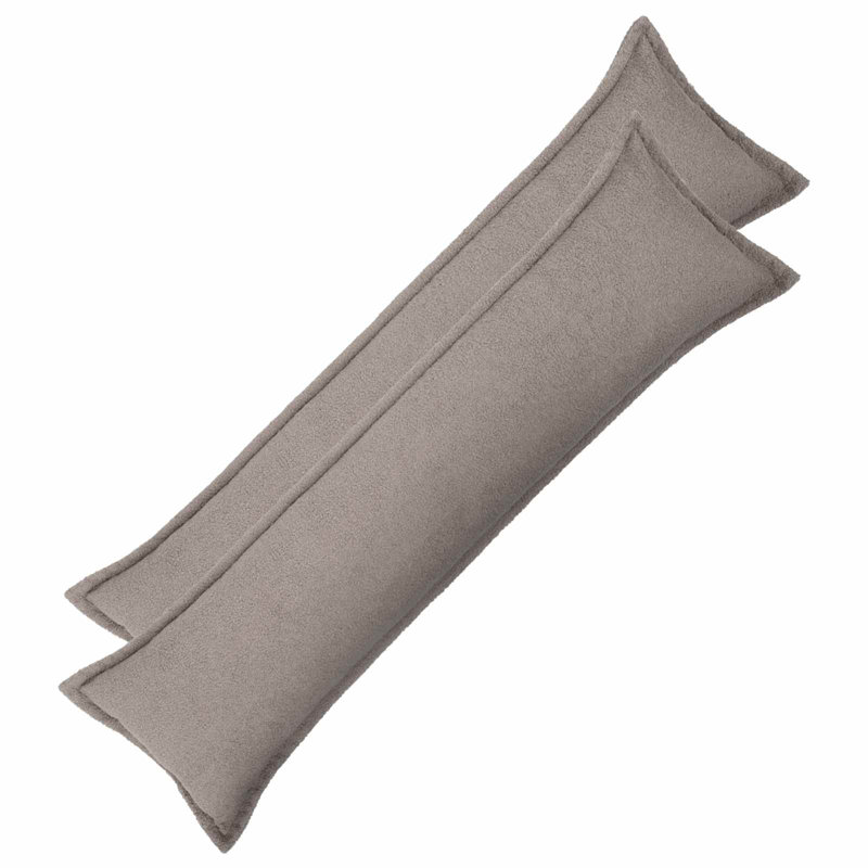Black Cushion Cover, Rectangle 50cm H x 70cm W, Light Grey
