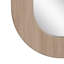 Abhimanyu Wood Oval Wall Mirror