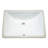 18.5 in. x 13.75 in. White Porcelain Rectangular Undermount Bathroom Vanity Sink