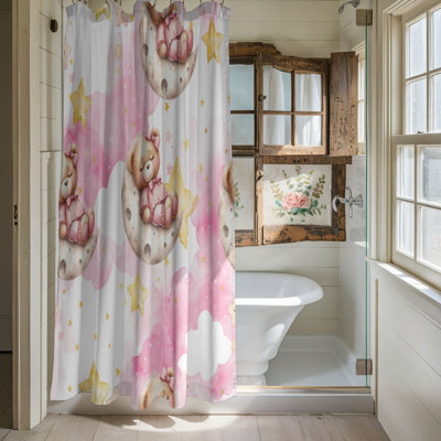 Bear Snuggle - Premium Shower Curtain 209
