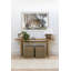 Koukila Linen Striped Area Rug in Beige-850933778