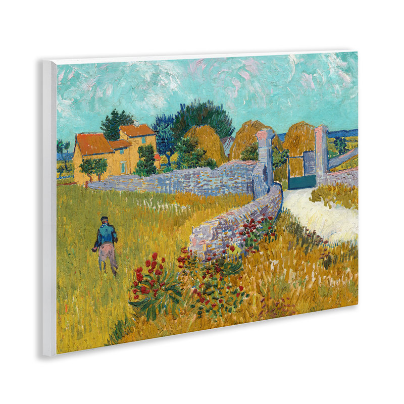 «Farmhouse In Provence», plaque murale par Vincent Van Gogh