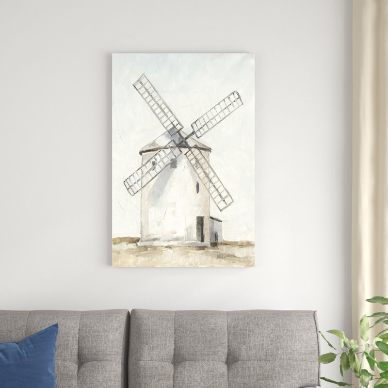 Moulin à vent européen I, H 36 po x l 24 po x P 1,25 po