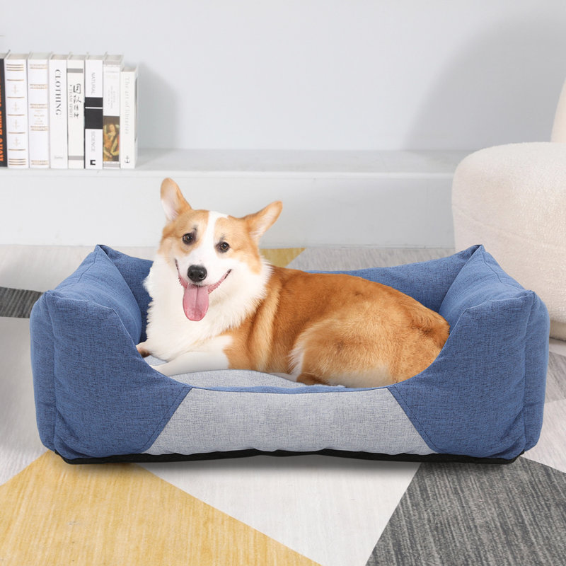 Coussin Comfort, Grand (l 32 po x P 26 po x H 8 po), Bleu