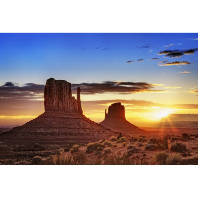 Teionna Canyon Sunset III by David Drost - Wrapped Canvas Photograph