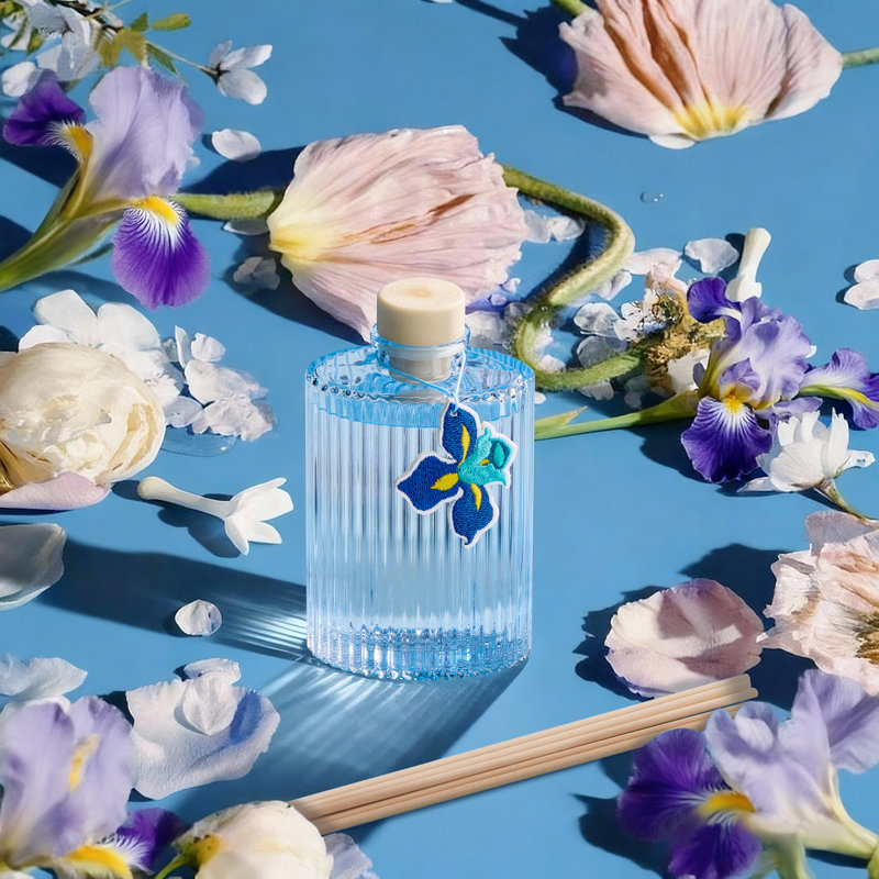 Blue Iris Reed Diffuser Set, Blue Iris Veil
