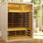 KISRAIS Indoor Sauna 2-Person Low EMF FAR Infrared Sauna with Smartphone Full App Control with 2 LED Reading Lights, 1 Square Chromotherapy Light & 2 Bluetooth Speakers | Personal Indoor Dry Heat Sauna For Home & Gym – Made From Canadian Hemlock-115612726